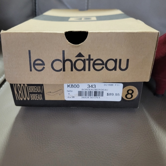 Red Le Chateau Heel Shoes Size 8 - Picture 5 of 5